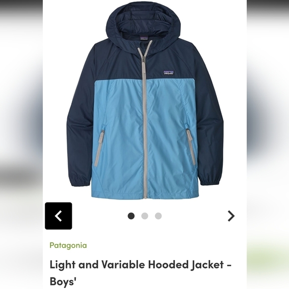 Patagonia Light Hooded Windbreaker Jacket Boy's Size XXL (Fits Woman's S/M) - Picture 16 of 16